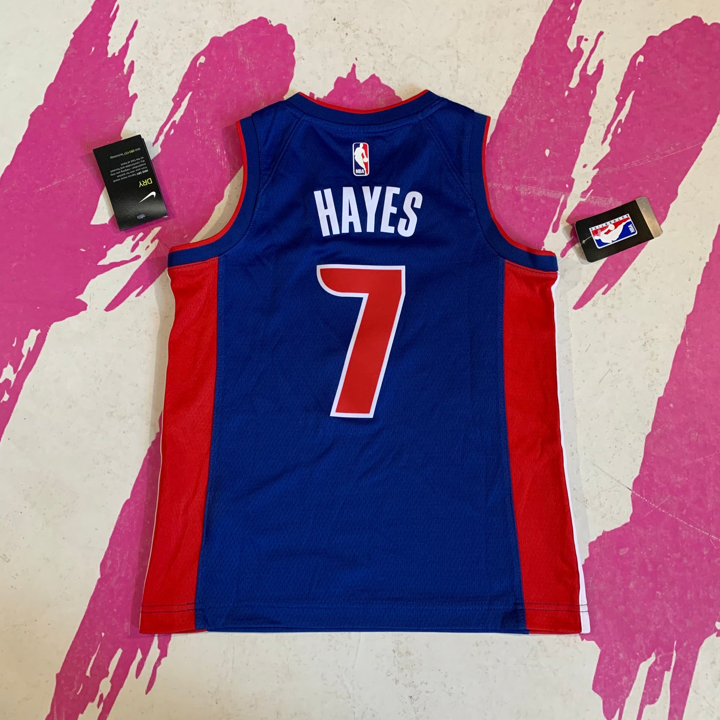 Killian Hayes Detroit Pistons Icon Edition Nike Kids Jersey