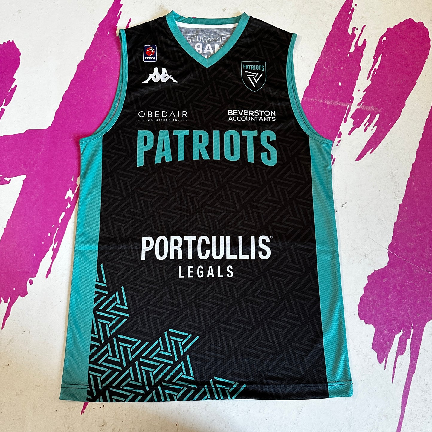 Plymouth Patriots BBL Home Kappa Jersey
