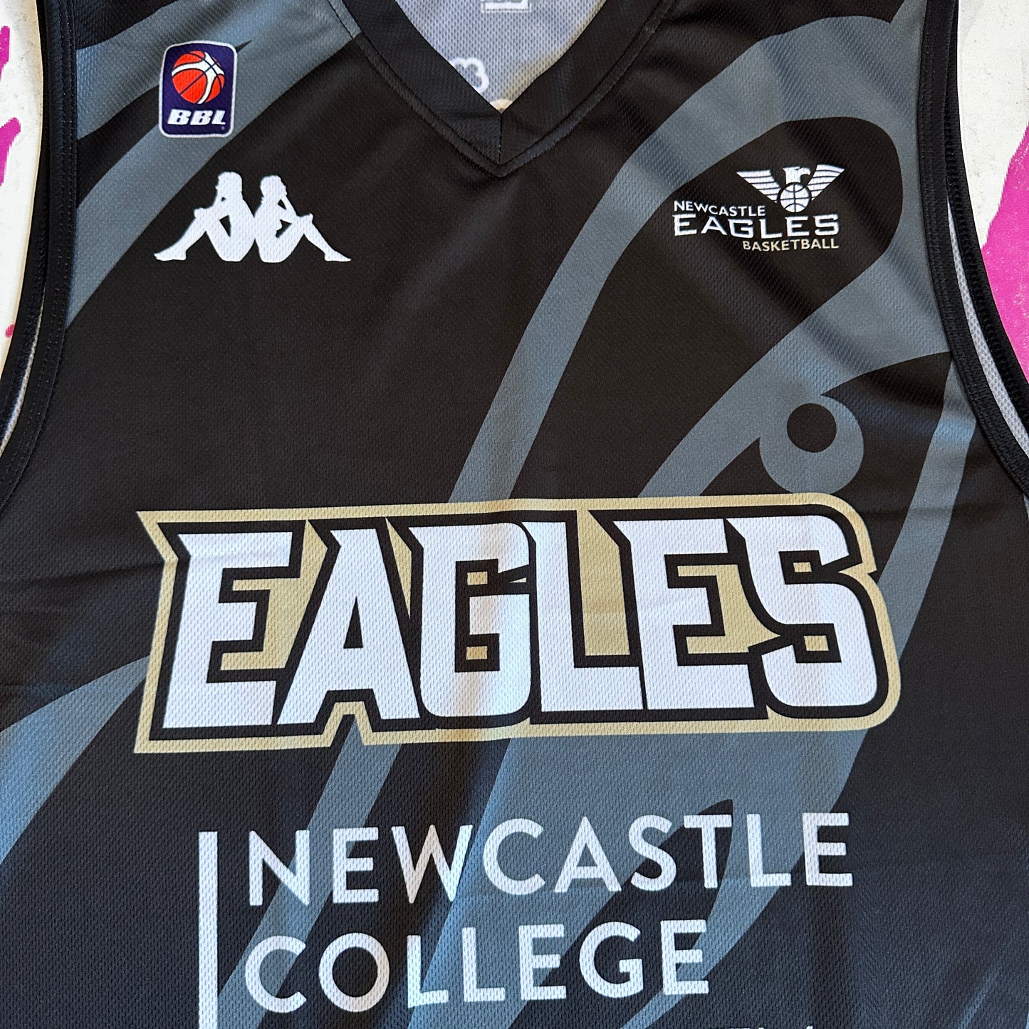 Newcastle Eagles BBL Home Kappa Jersey