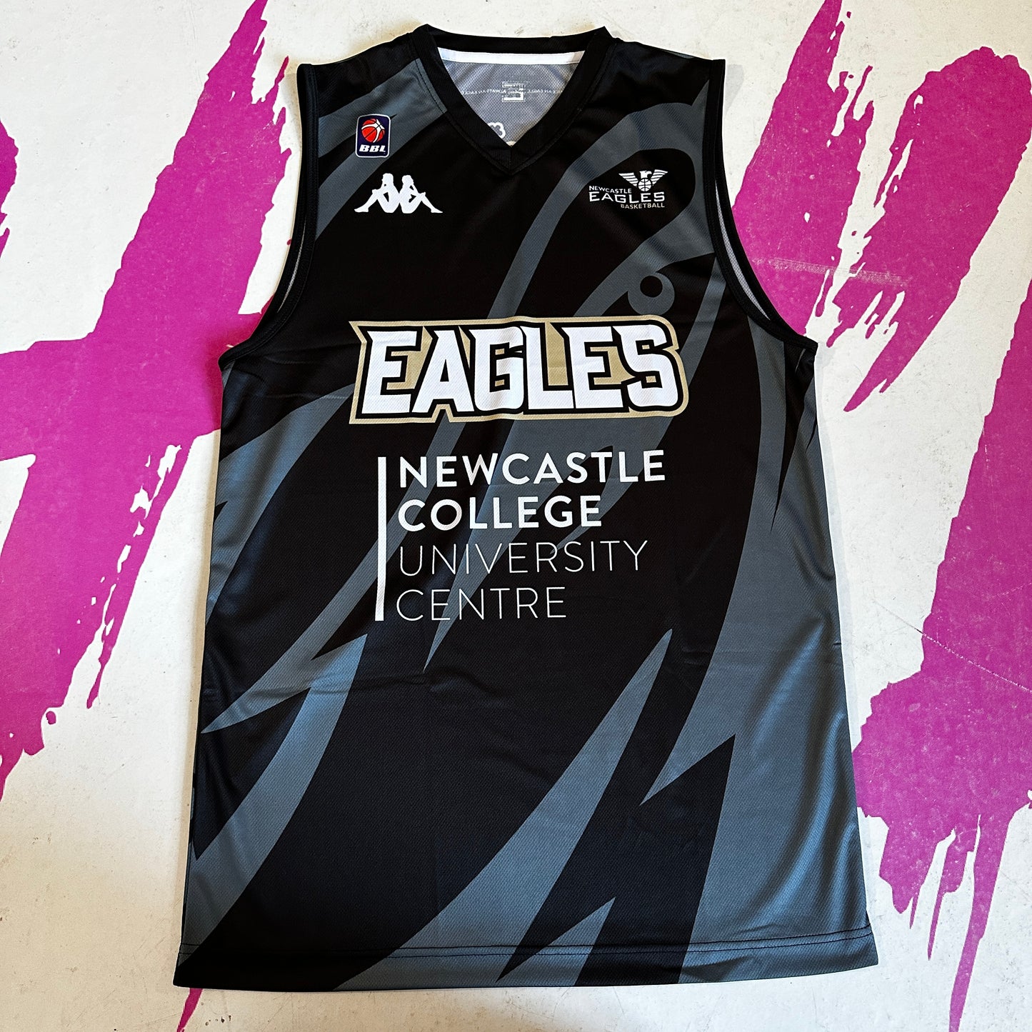 Newcastle Eagles BBL Home Kappa Jersey