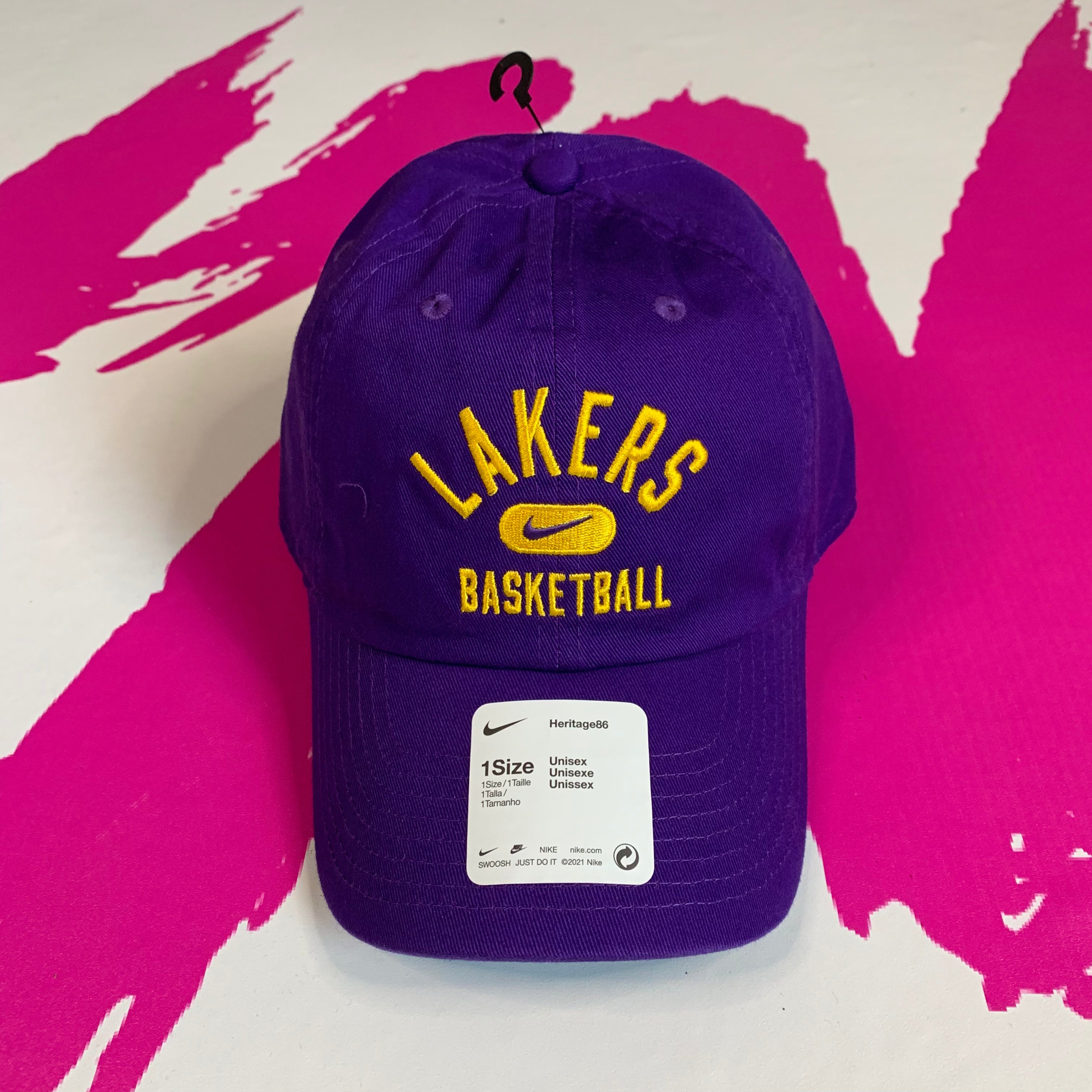 Lakers nike cap sales