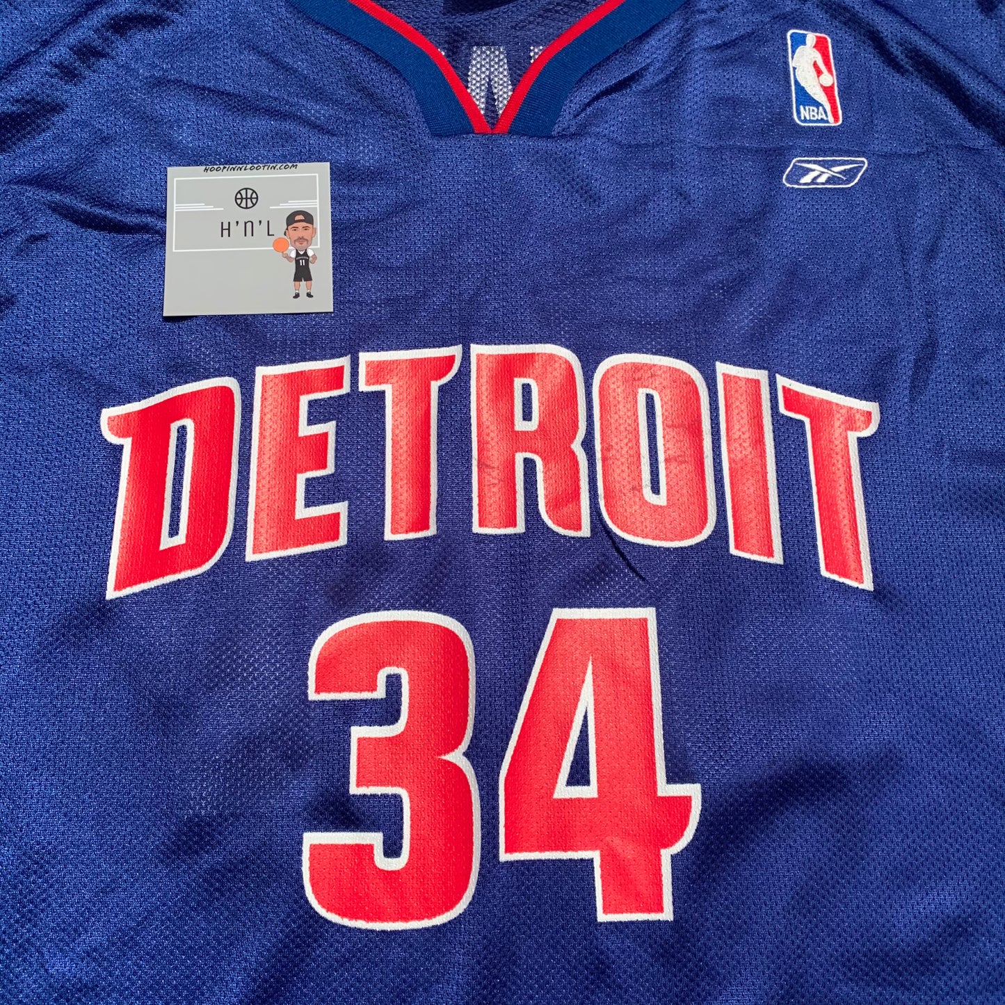 Corliss Williamson Detroit Pistons Reebok Jersey