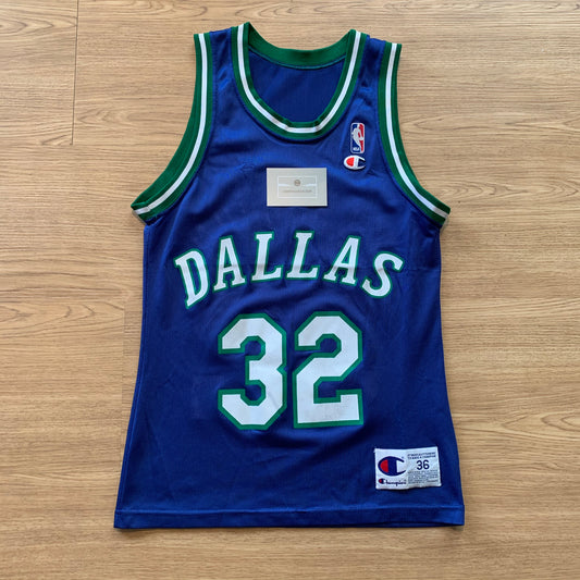 Jamal Mashburn Dallas Mavericks Champion Jersey