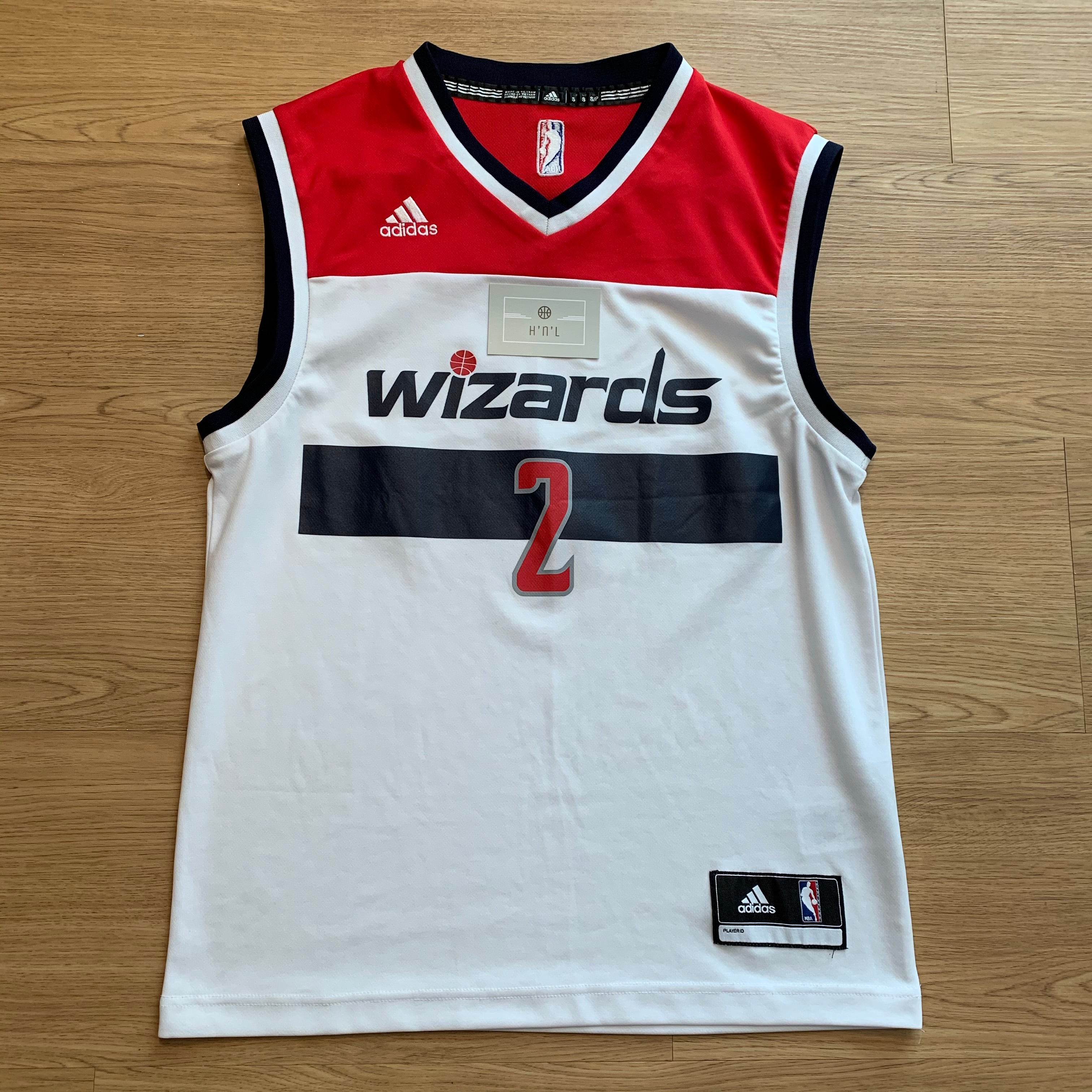  adidas Washington Wizards NBA White NBA Authentic On-Court  Team Issued Pro Cut Jersey Jersey for Men (LT) : Sports & Outdoors
