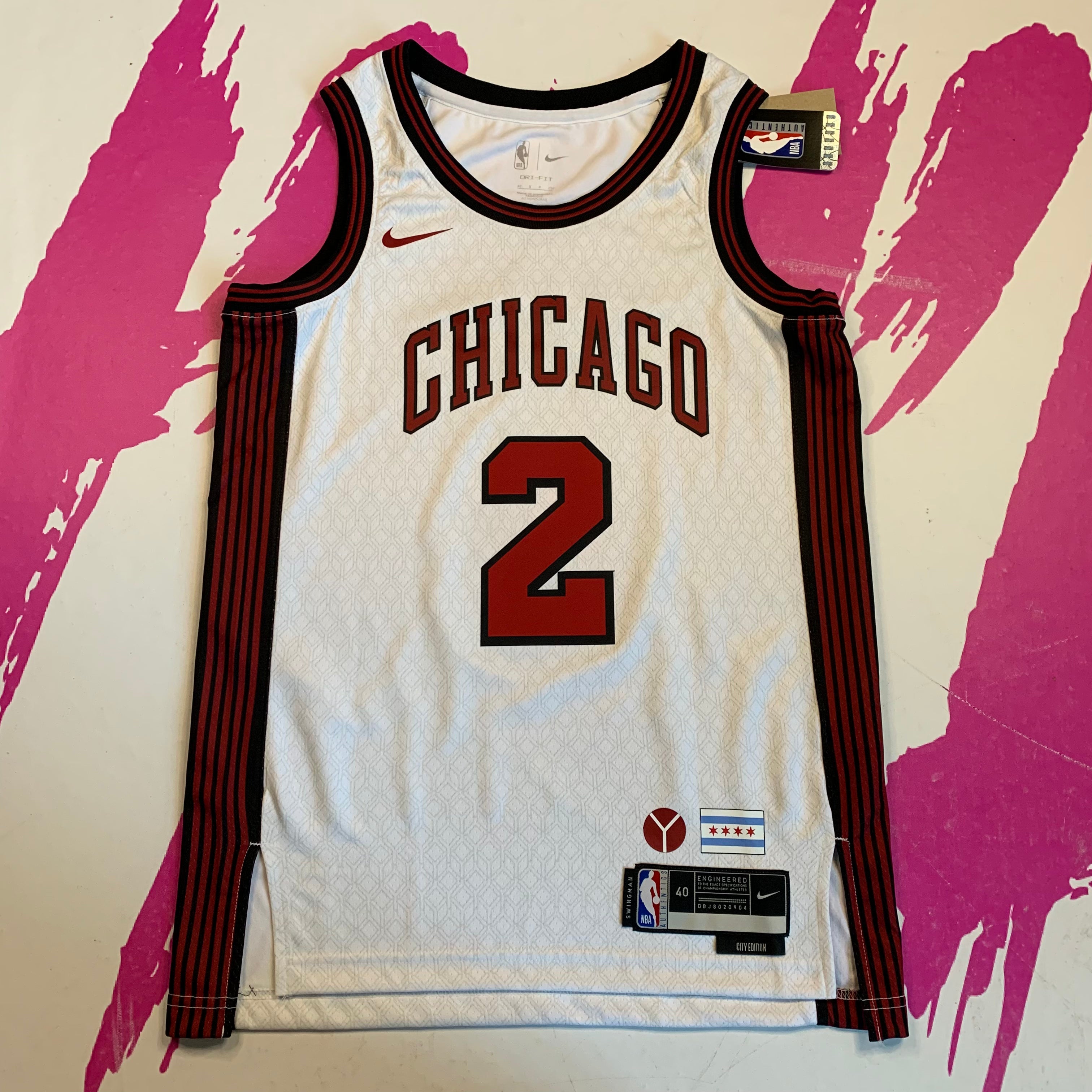 Nike Youth 2022-23 City Edition Chicago Bulls DeMar DeRozan #11 White  Dri-FIT Swingman Jersey