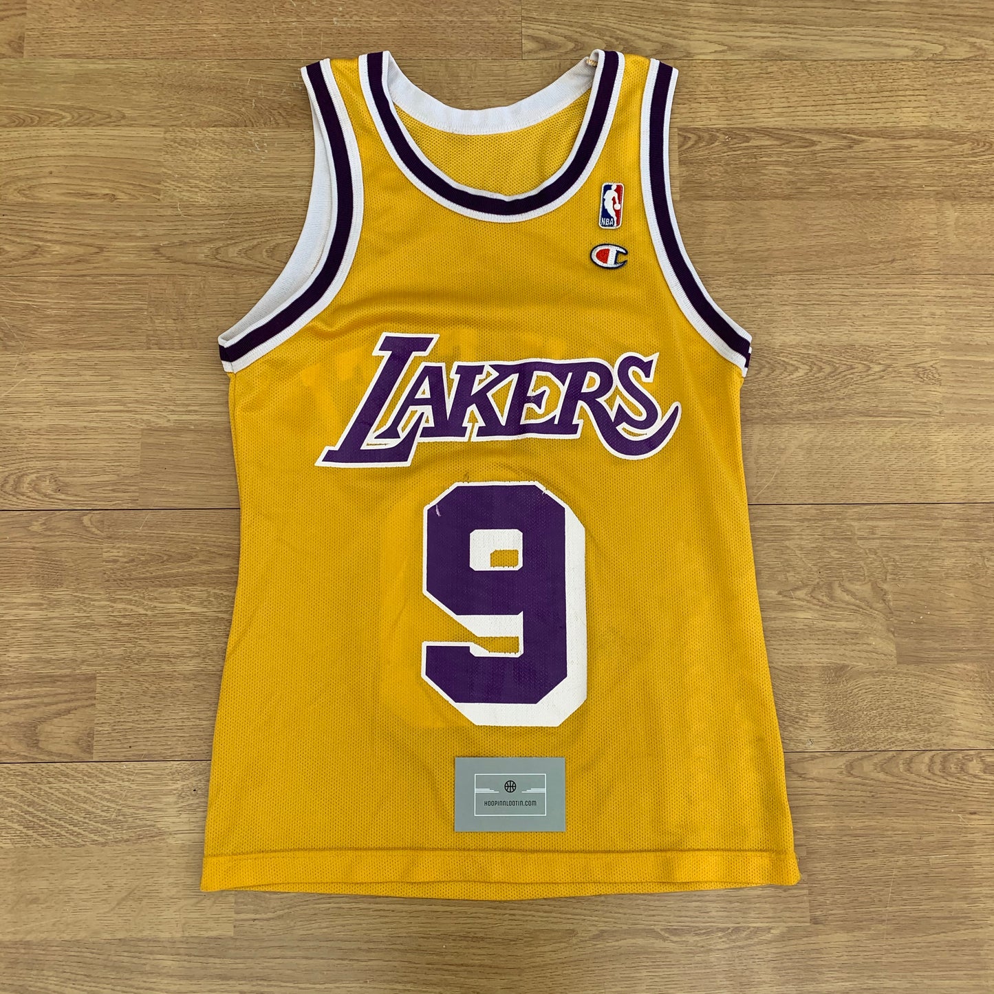 Nick Van Exel LA Lakers Champion Jersey