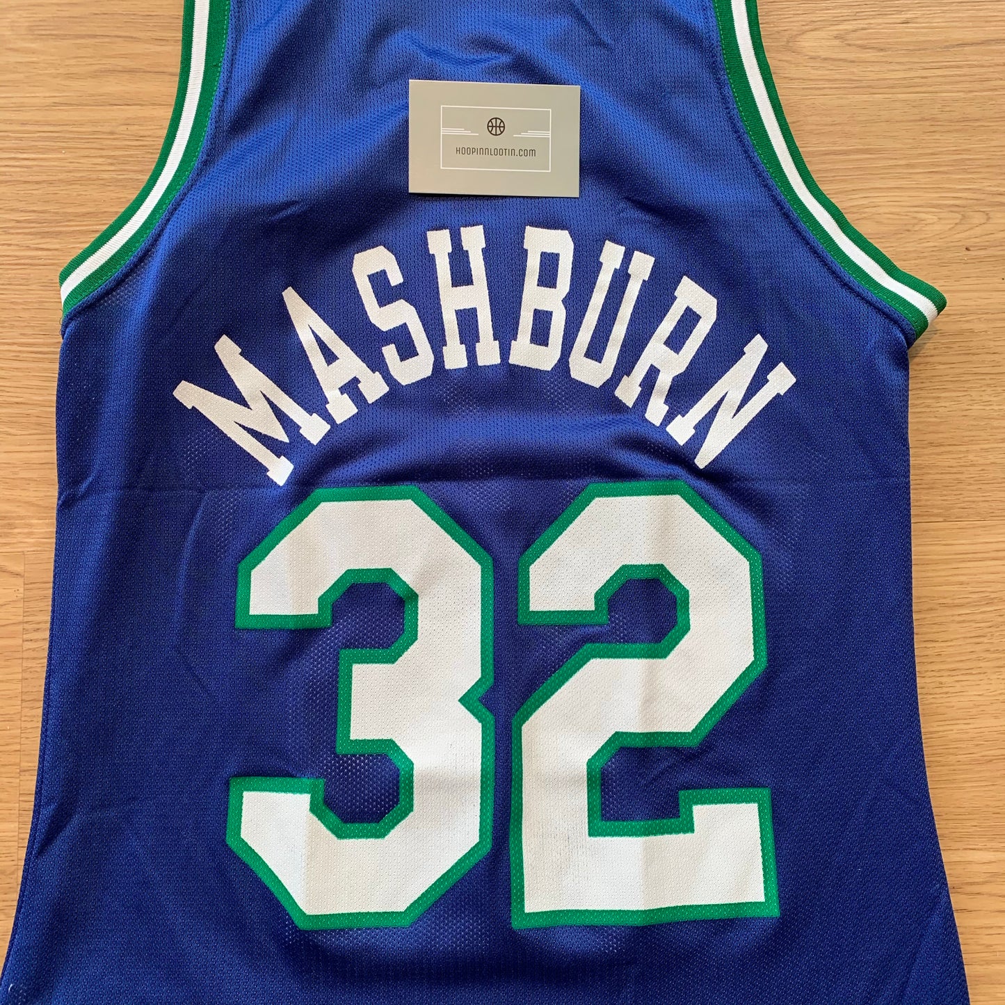 Jamal Mashburn Dallas Mavericks Champion Jersey