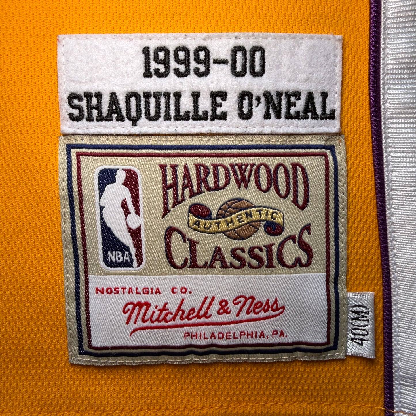 Shaquille O’Neal LA Lakers 99-00 Authentic Mitchell & Ness Jersey