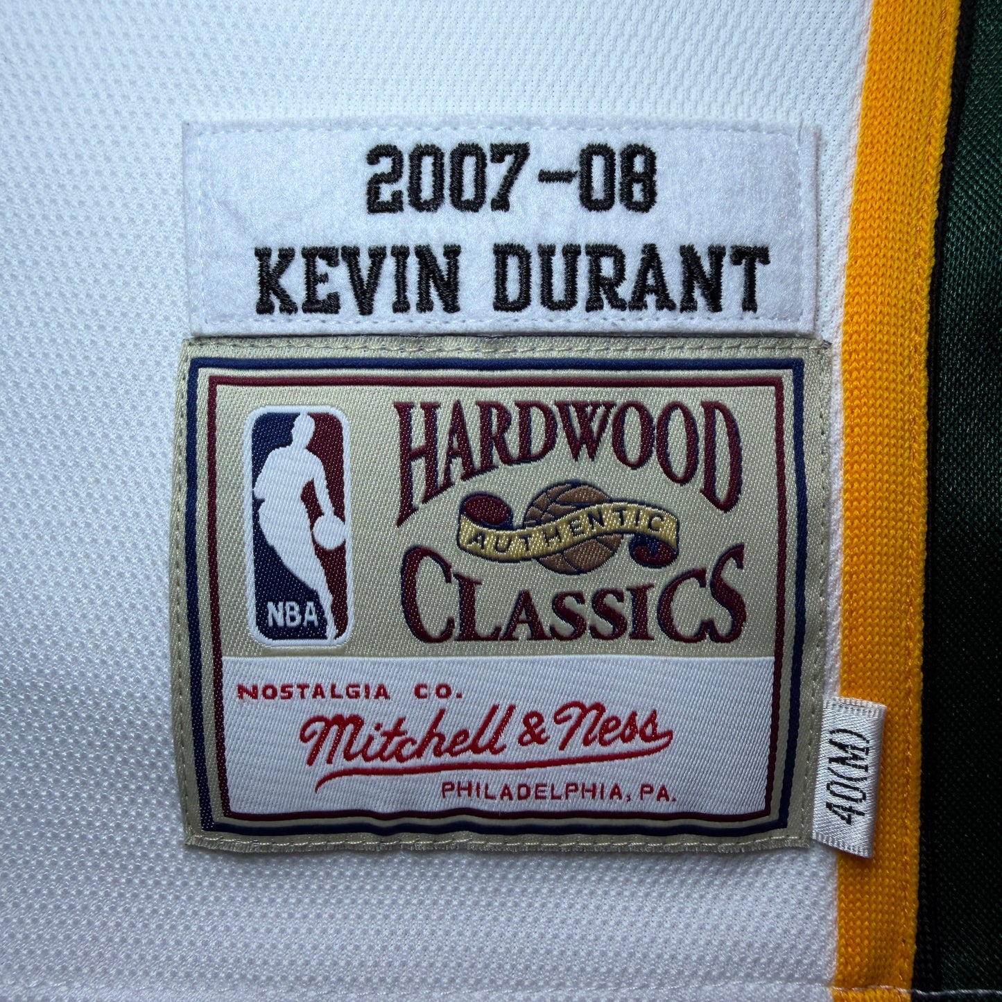Kevin Durant Seattle SuperSonics 07-08 Authentic Mitchell & Ness Jersey