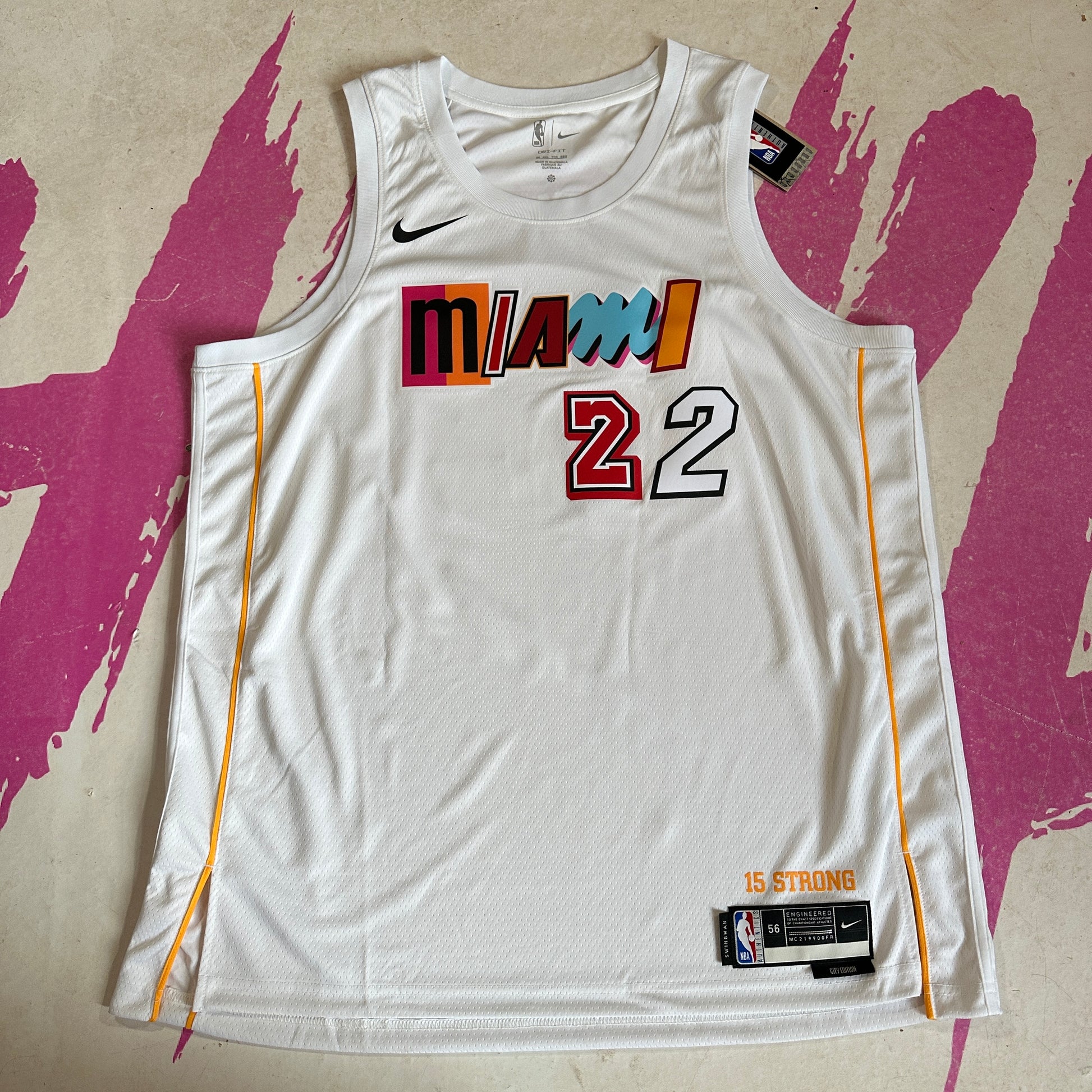 Miami Heat Nike City Edition Swingman Jersey - Jimmy Butler - Mens