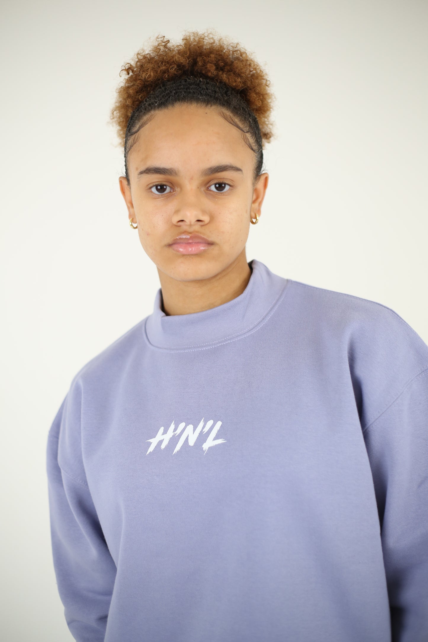 H’n’L Oversized Logo Sweat Lavender