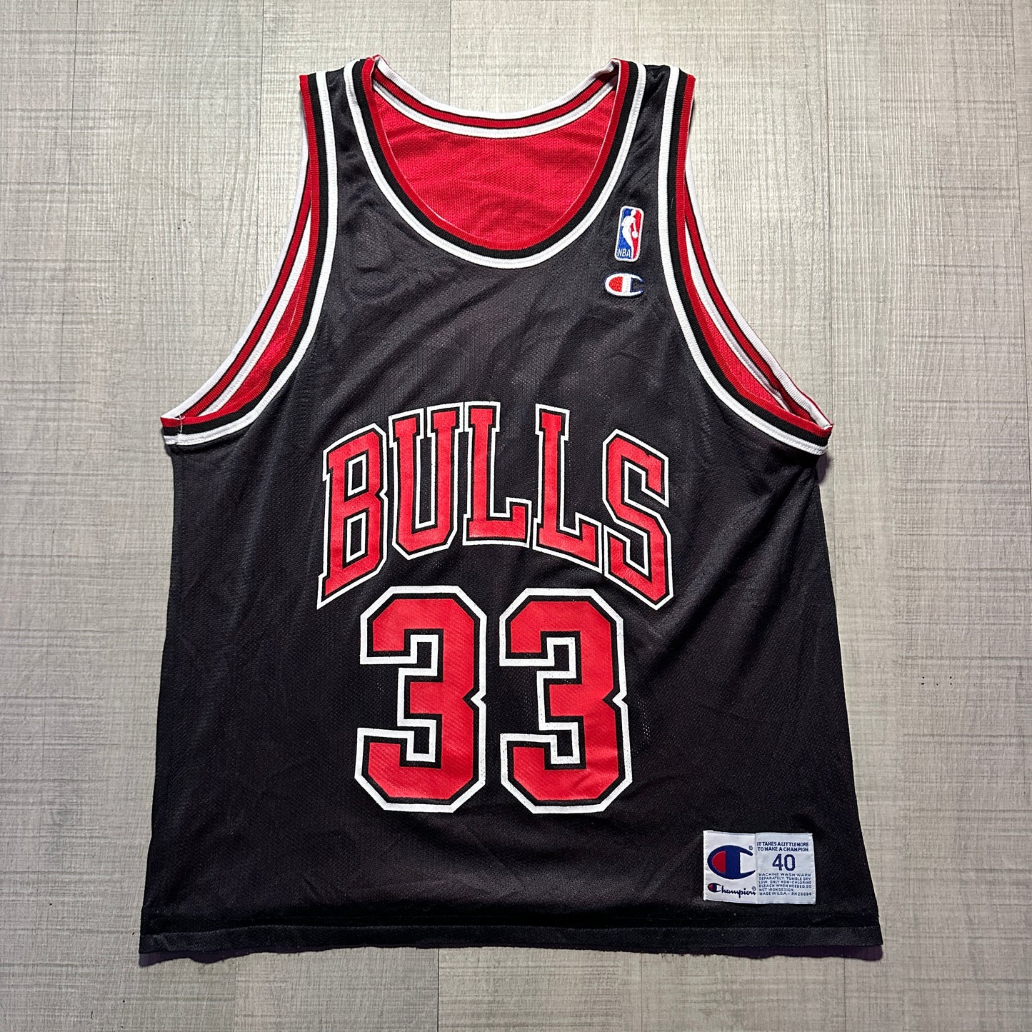 Scottie Pippen Chicago Bulls Reversible Champion Jersey