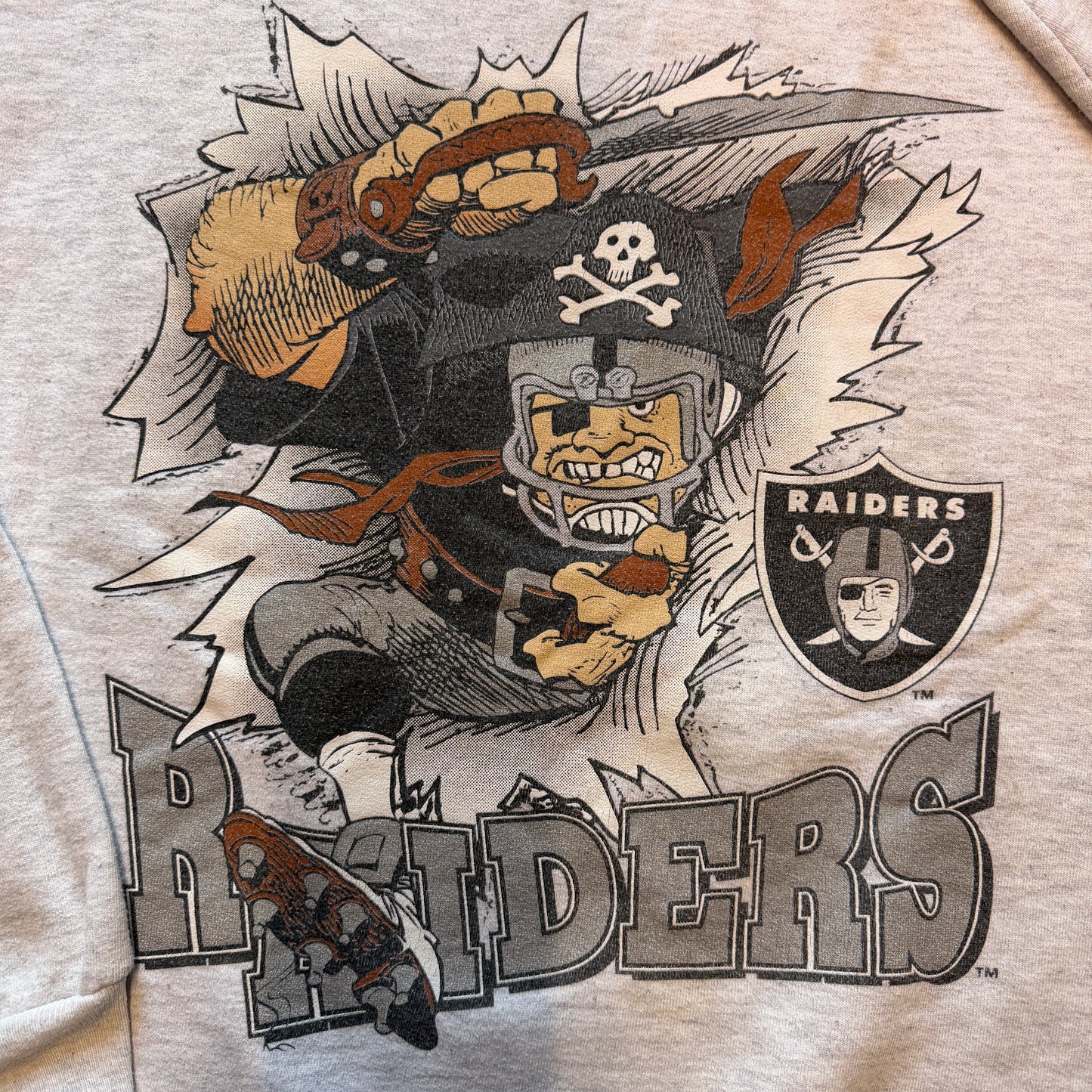 LA Raiders NFL Double Sided Nutmeg Sweat