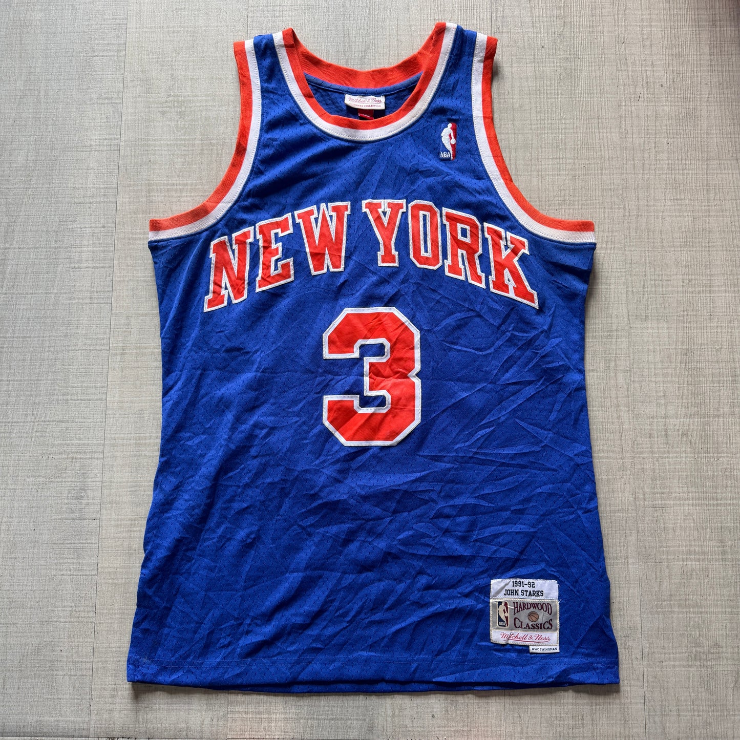 John Starks New York Nets 91-92 Mitchell & Ness Jersey