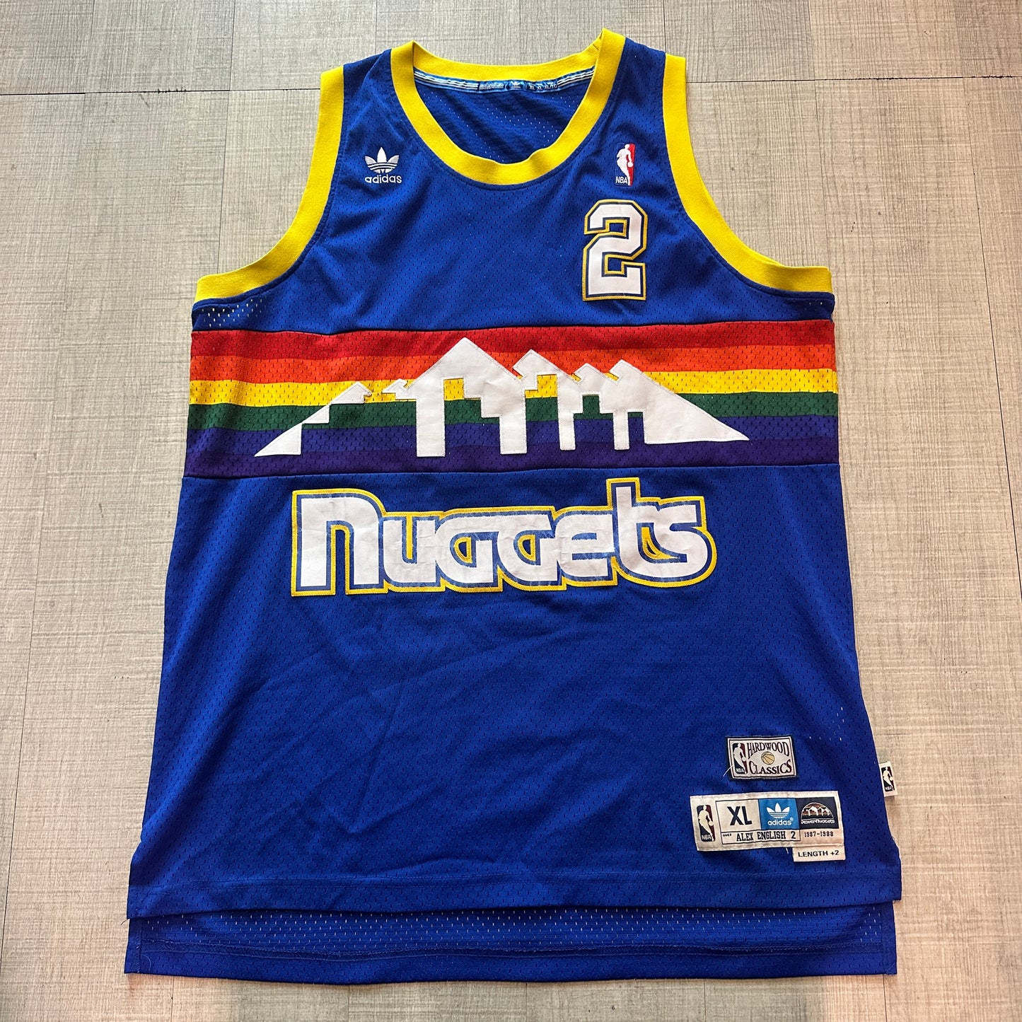 Alex English Denver Nuggets Adidas Soul Swingman Jersey