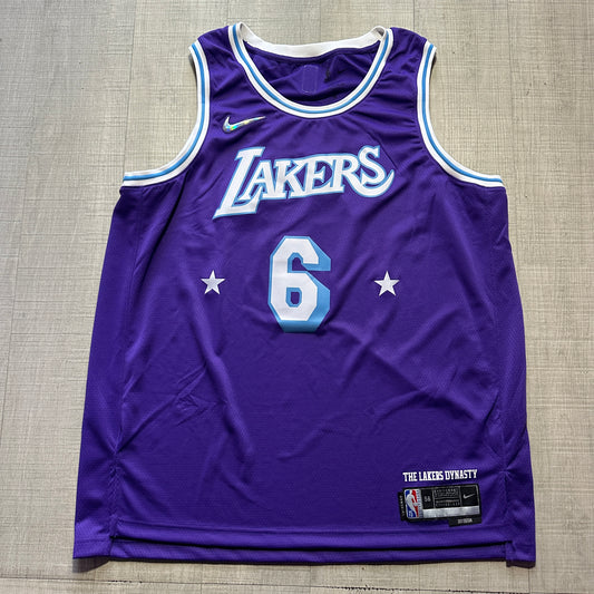 LeBron James LA Lakers 75th Anniversary City Edition Nike Jersey