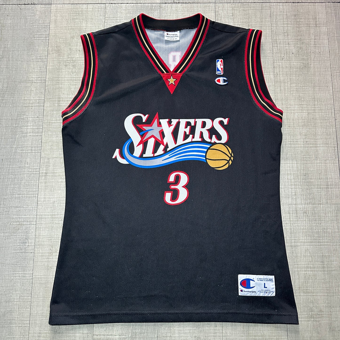 Allen Iverson Philadelphia 76ers Champion Jersey