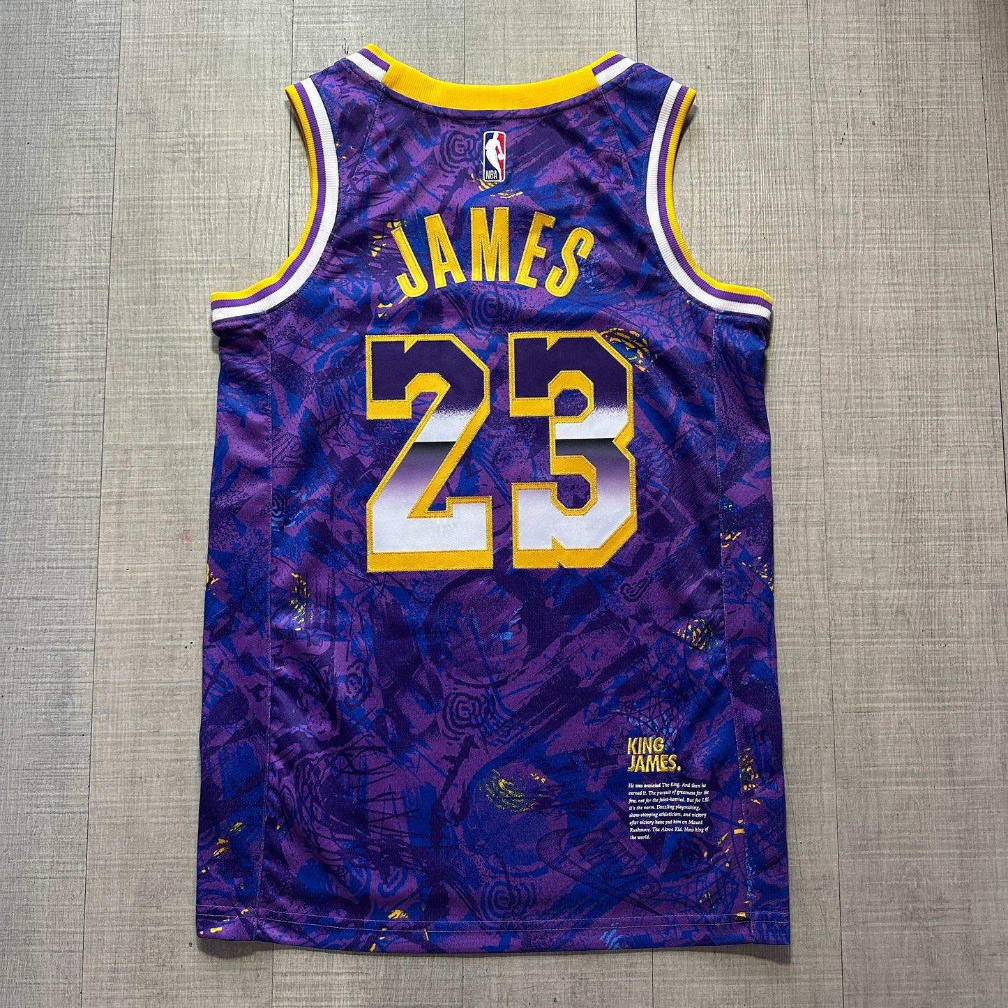 LeBron James LA Lakers MVP Select Series Nike Jersey