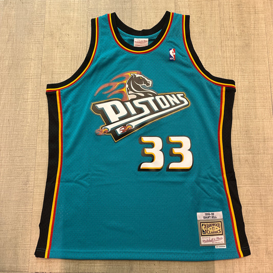 Grant Hill Detroit Pistons 98-99 Mitchell & Ness Jersey