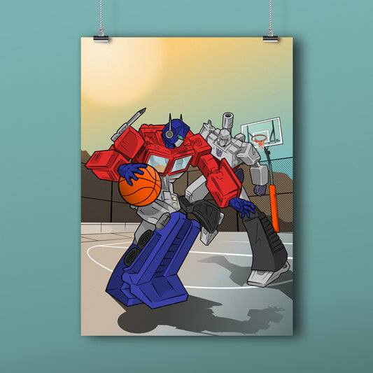 Transformers Dbl.Drbbl A3 Graphic Print