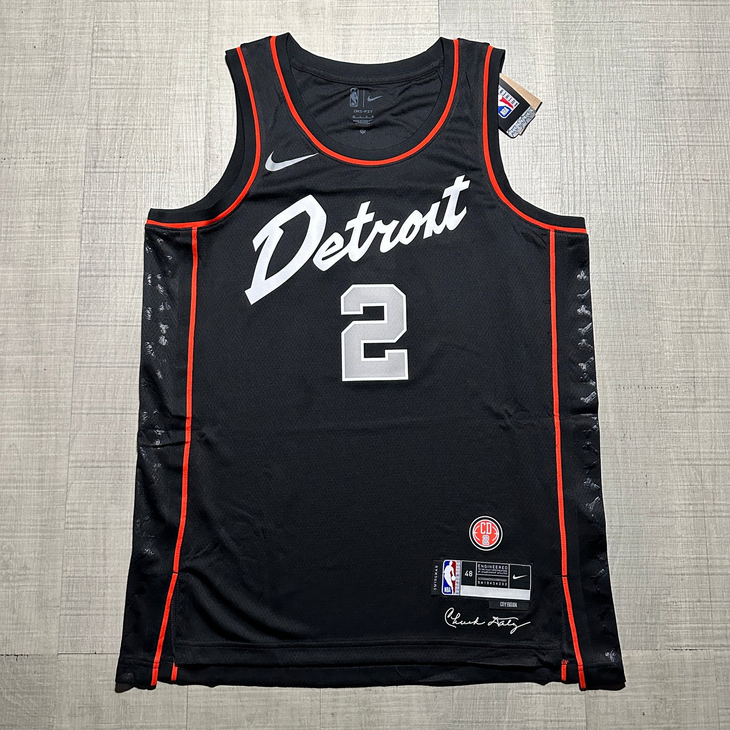Cade Cunningham Detroit Pistons 23/24 City Edition Nike Jersey