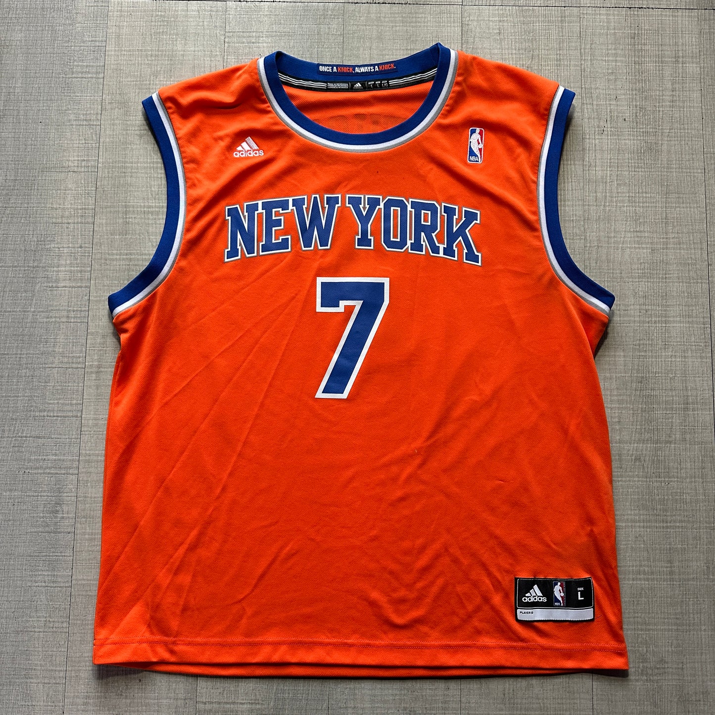 Carmelo Anthony New York Knicks Adidas Jersey