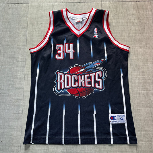 Hakeem Olajuwon Houston Rockets Champion Jersey