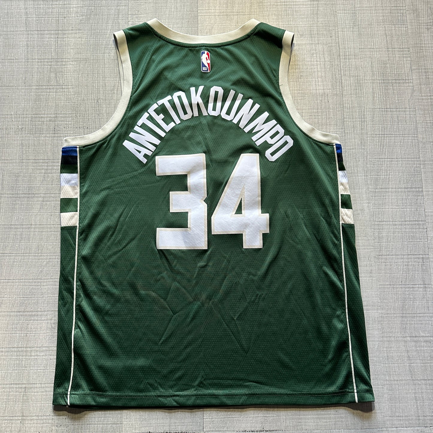 Giannis Antetokounmpo Milwaukee Bucks Icon Edition Nike Jersey
