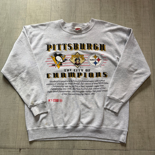 Pittsburgh City of Champions Nutmeg Sweat