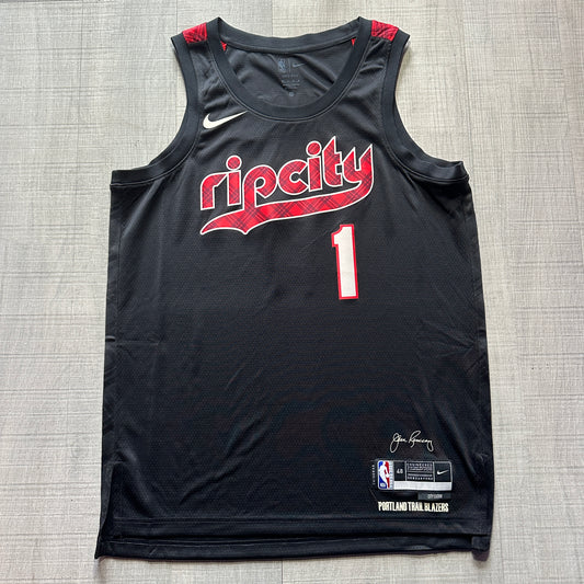 Anfernee Simons Portland Trail Blazers City Edition Nike Jersey