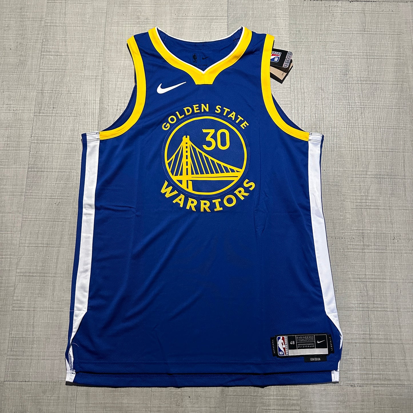 Steph Curry Golden State Warriors Authentic Icon Edition Nike Jersey