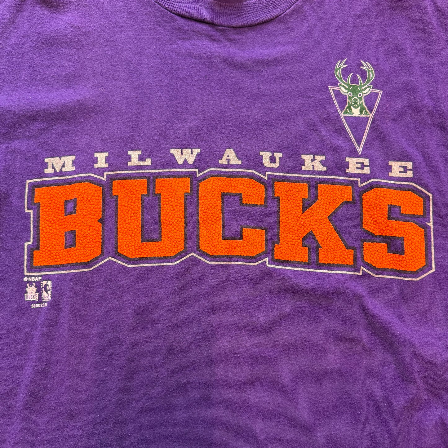 Milwaukee Bucks Pimple Logo Salem Sports Tee