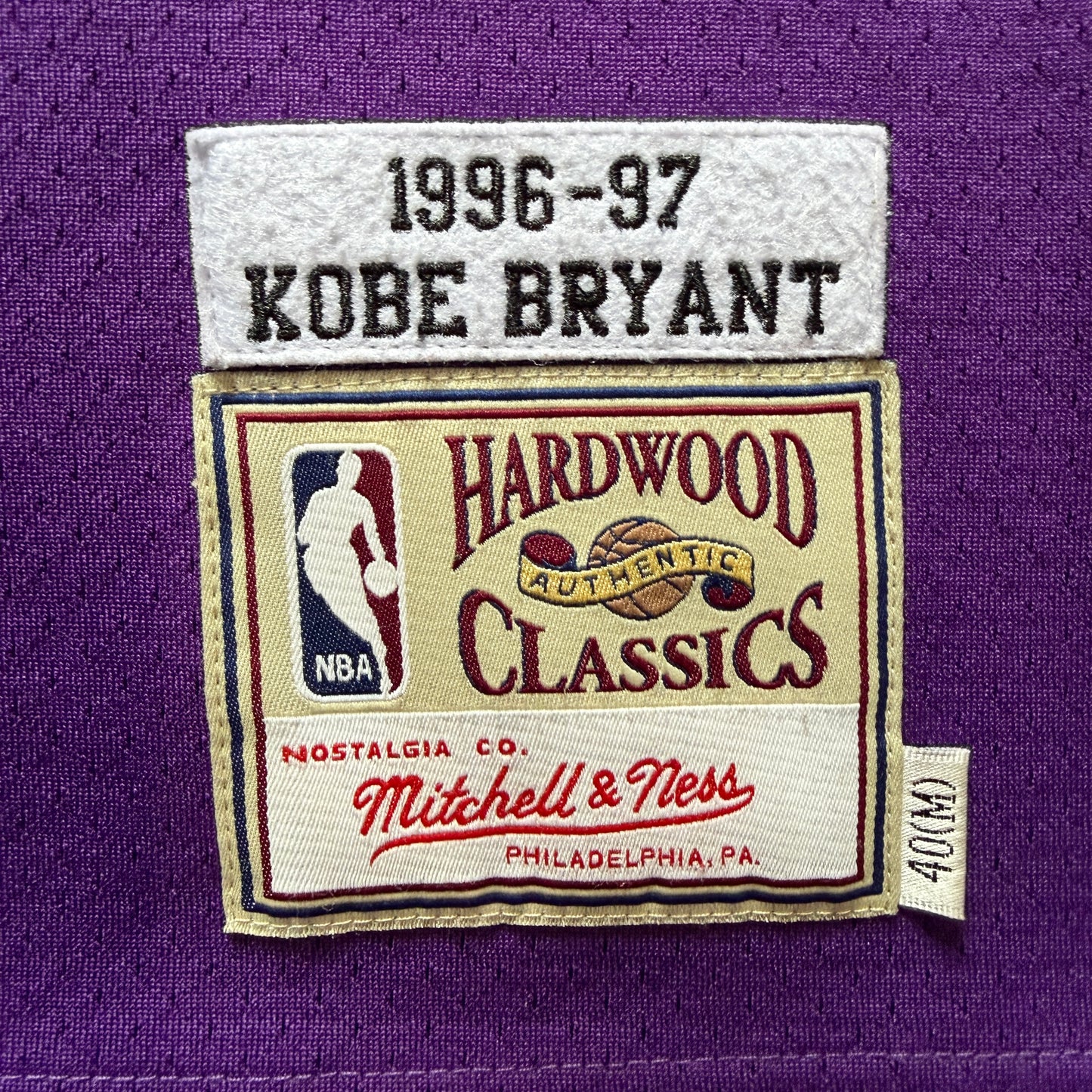 Kobe Bryant LA Lakers 96-97 Authentic Mitchell & Ness Jersey