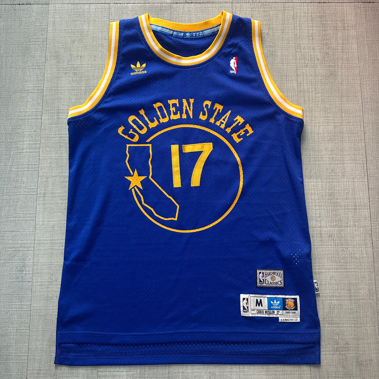 Chris Mullin Golden State Warriors Soul Swingman Adidas Jersey