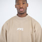 H’n’L Oversized Logo Sweat Beige