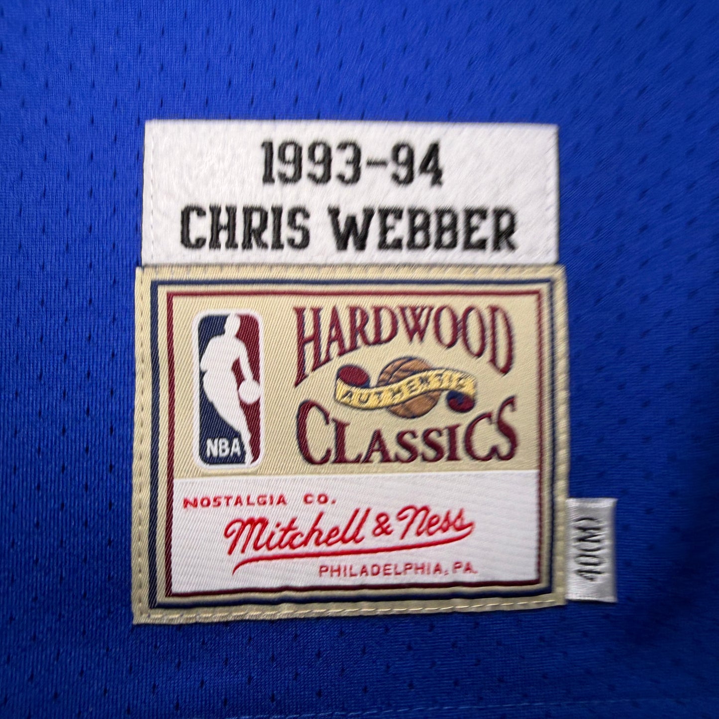 Chris Webber Golden State Warriors 93-94 Authentic Mitchell & Ness Jersey