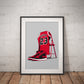 Jordan Jersey & Sneakers Dbl.Drbbl A3 Graphic Print