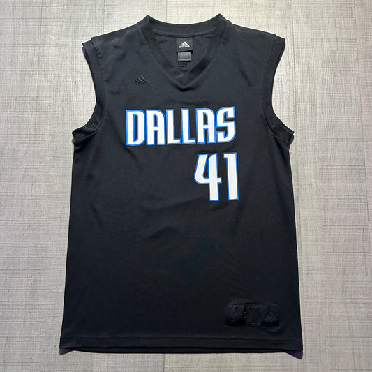 Dirk Nowitzki “Durkules” Dallas Mavericks Adidas Jersey