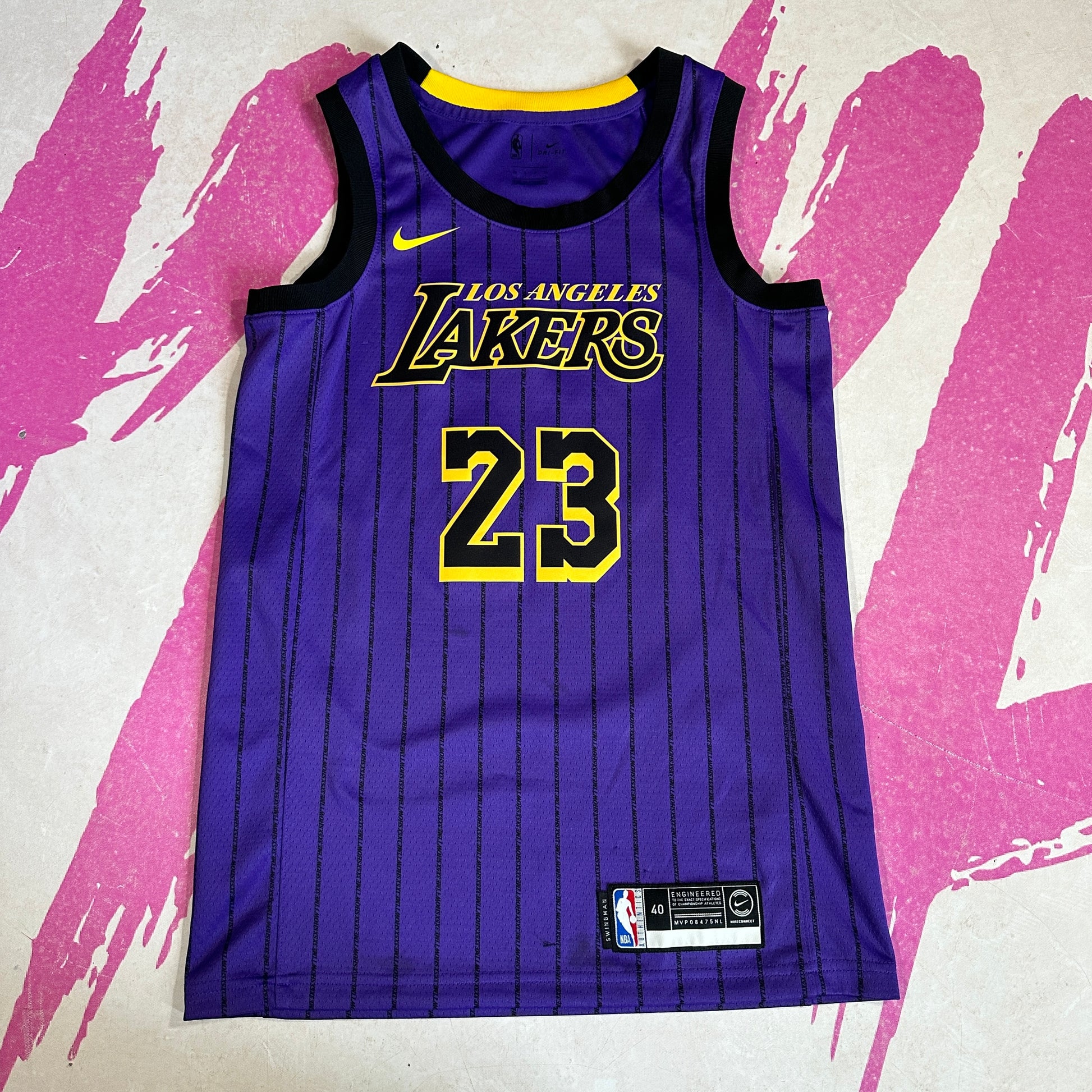  Nike Los Angeles Lakers City Edition NBA Lebron James