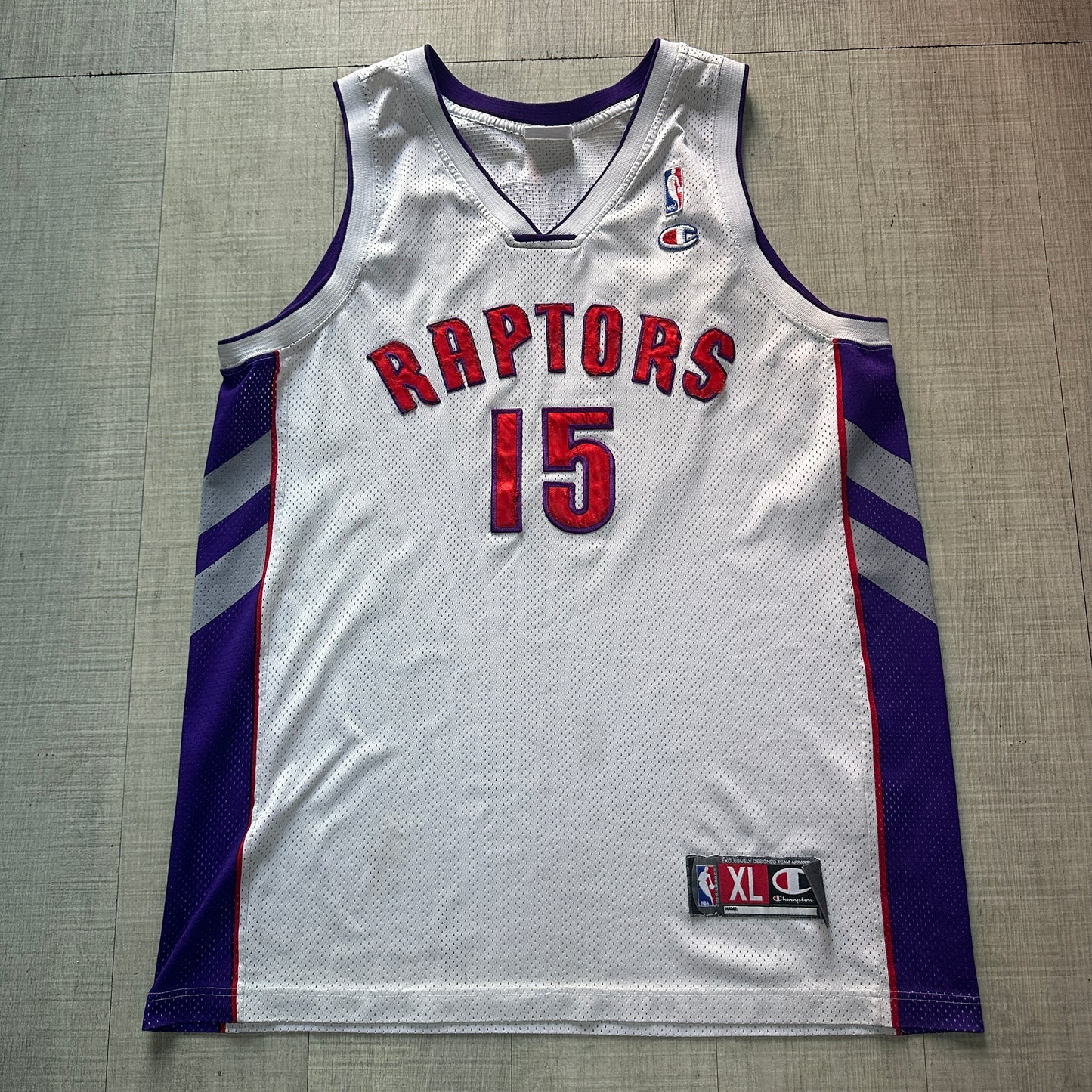 Vince Carter Toronto Raptors Champion Jersey