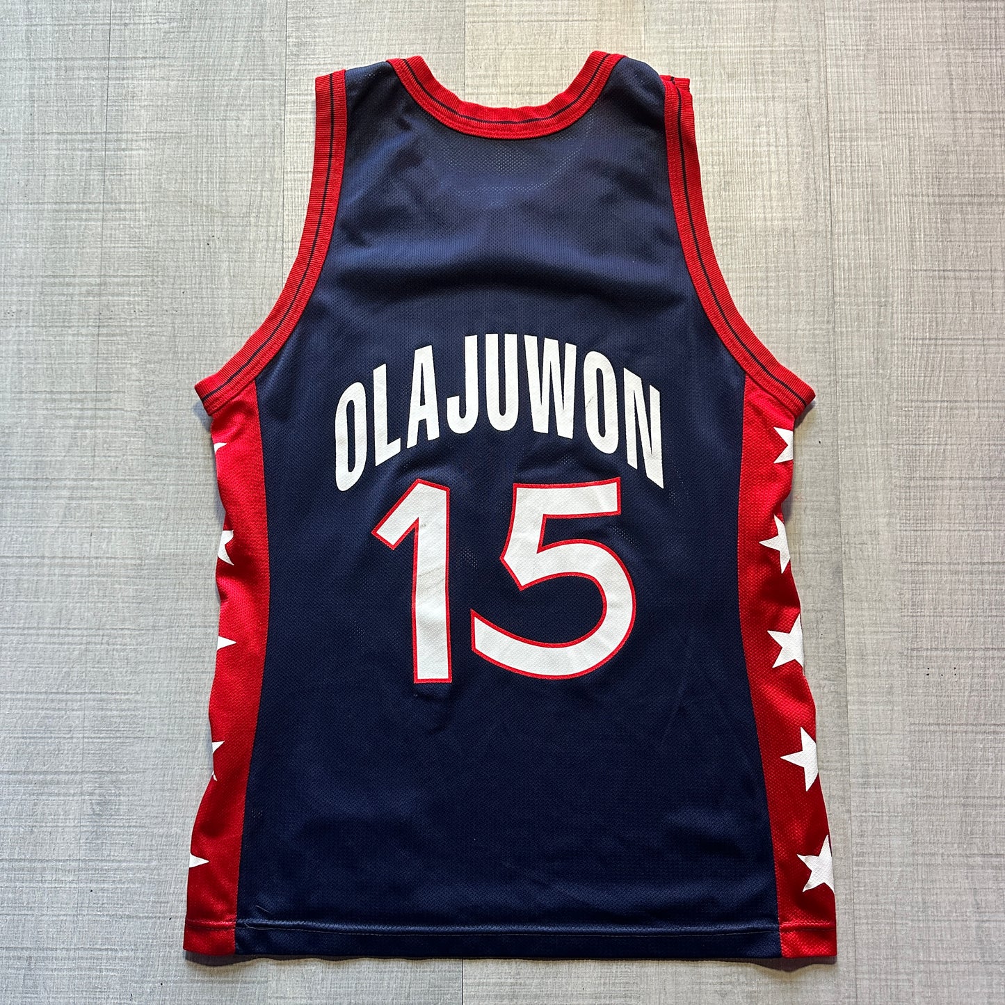 Hakeem Olajuwon Team USA Champion Jersey