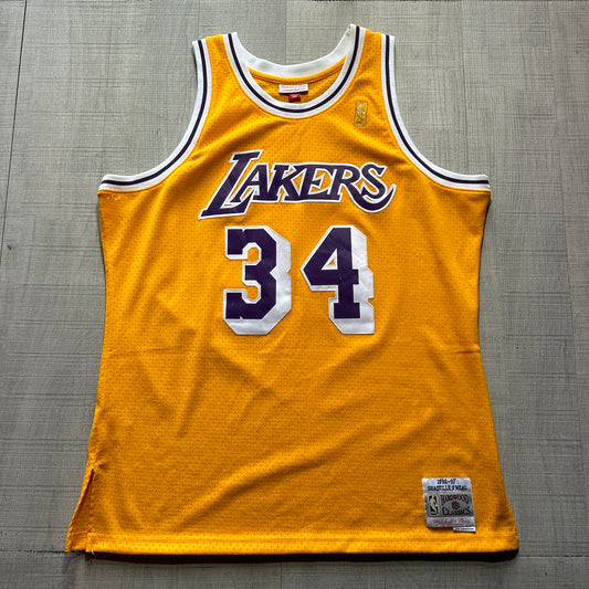 Shaquille O’Neal LA Lakers 96-97 Mitchell & Ness Jersey