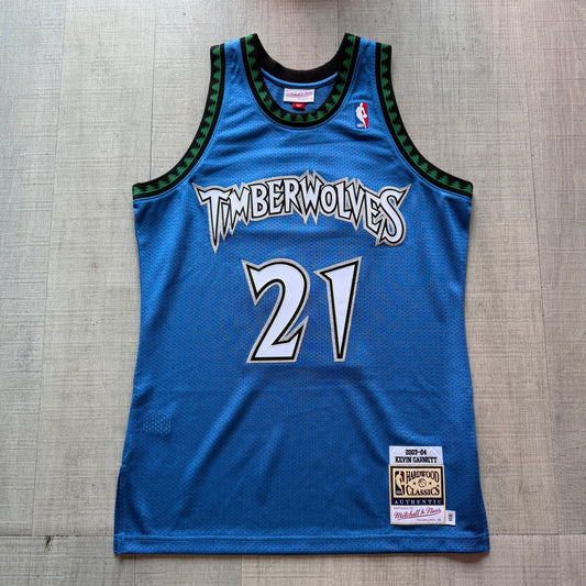 Kevin Garnett Minnesota Timberwolves 03-04 Authentic Mitchell & Ness Jersey