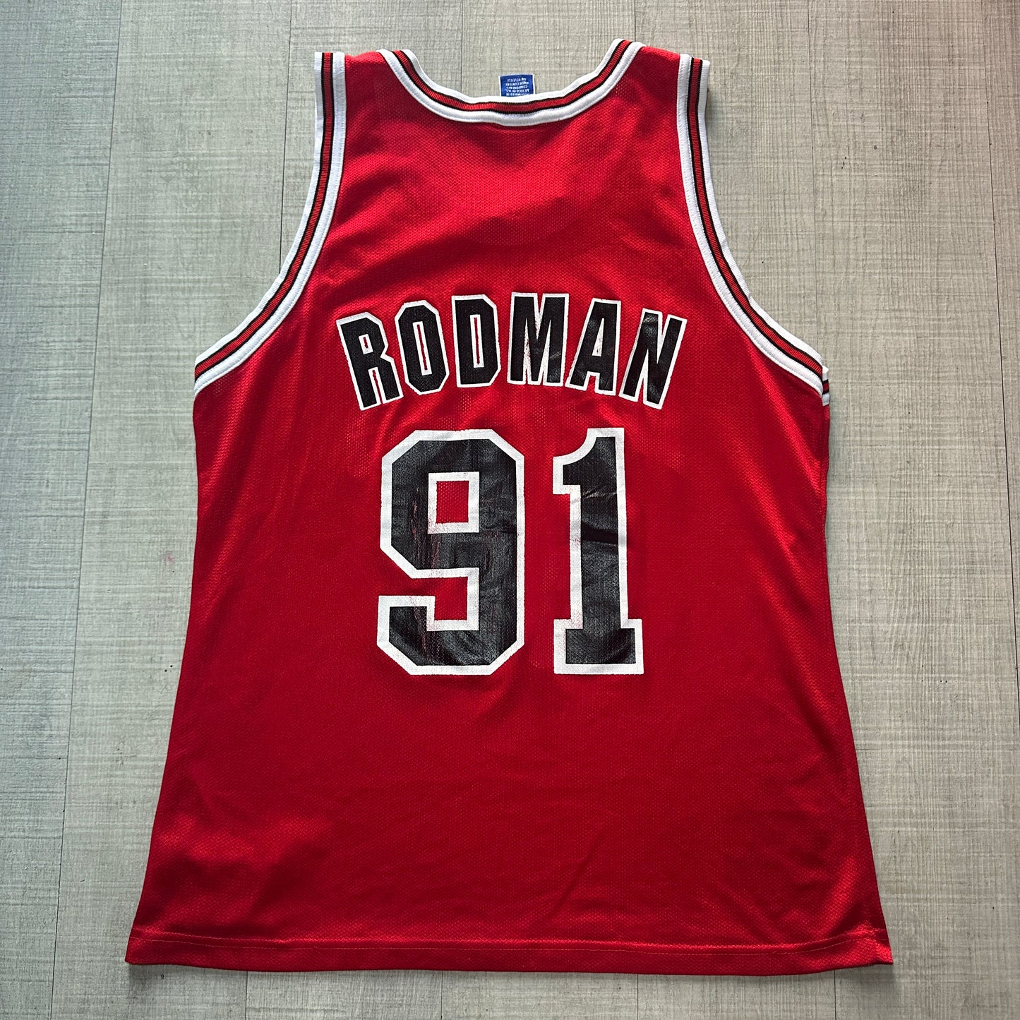 Dennis Rodman Chicago Bulls Champion Jersey