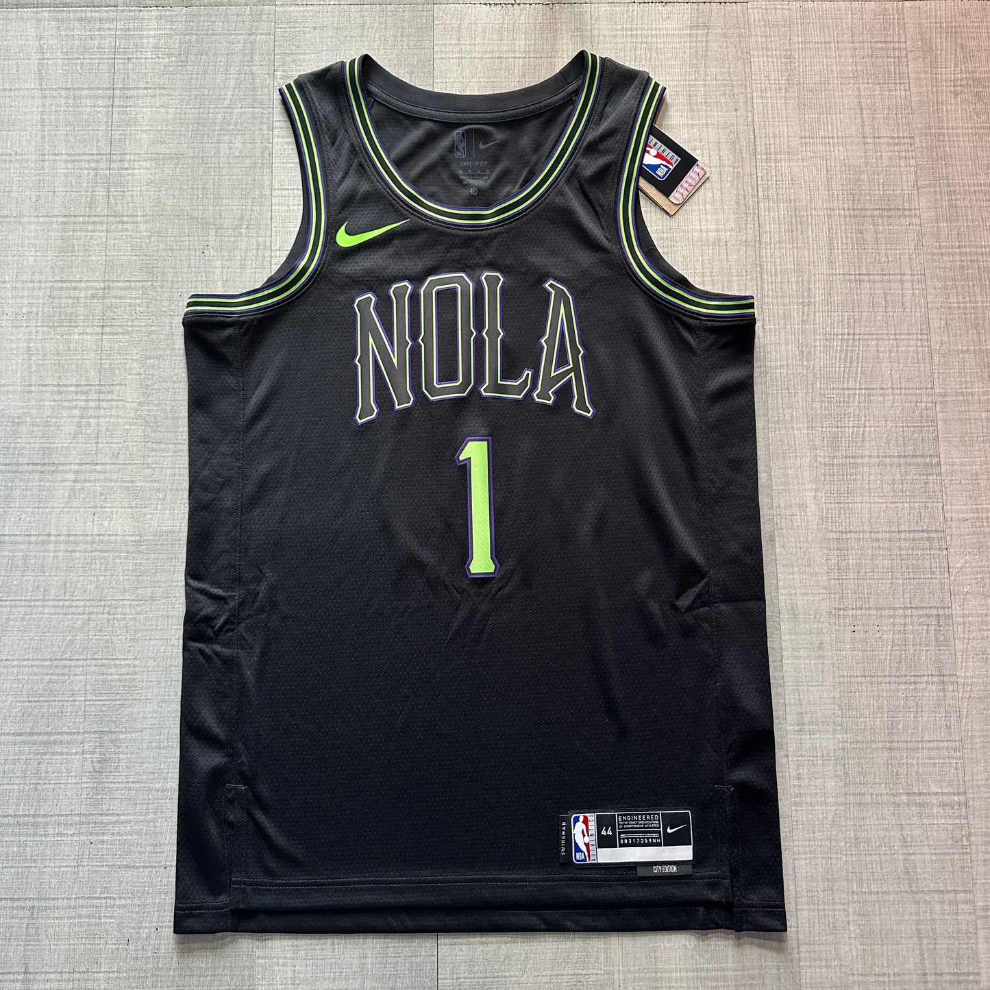 Zion Williamson New Orleans Pelicans City Edition Nike Jersey