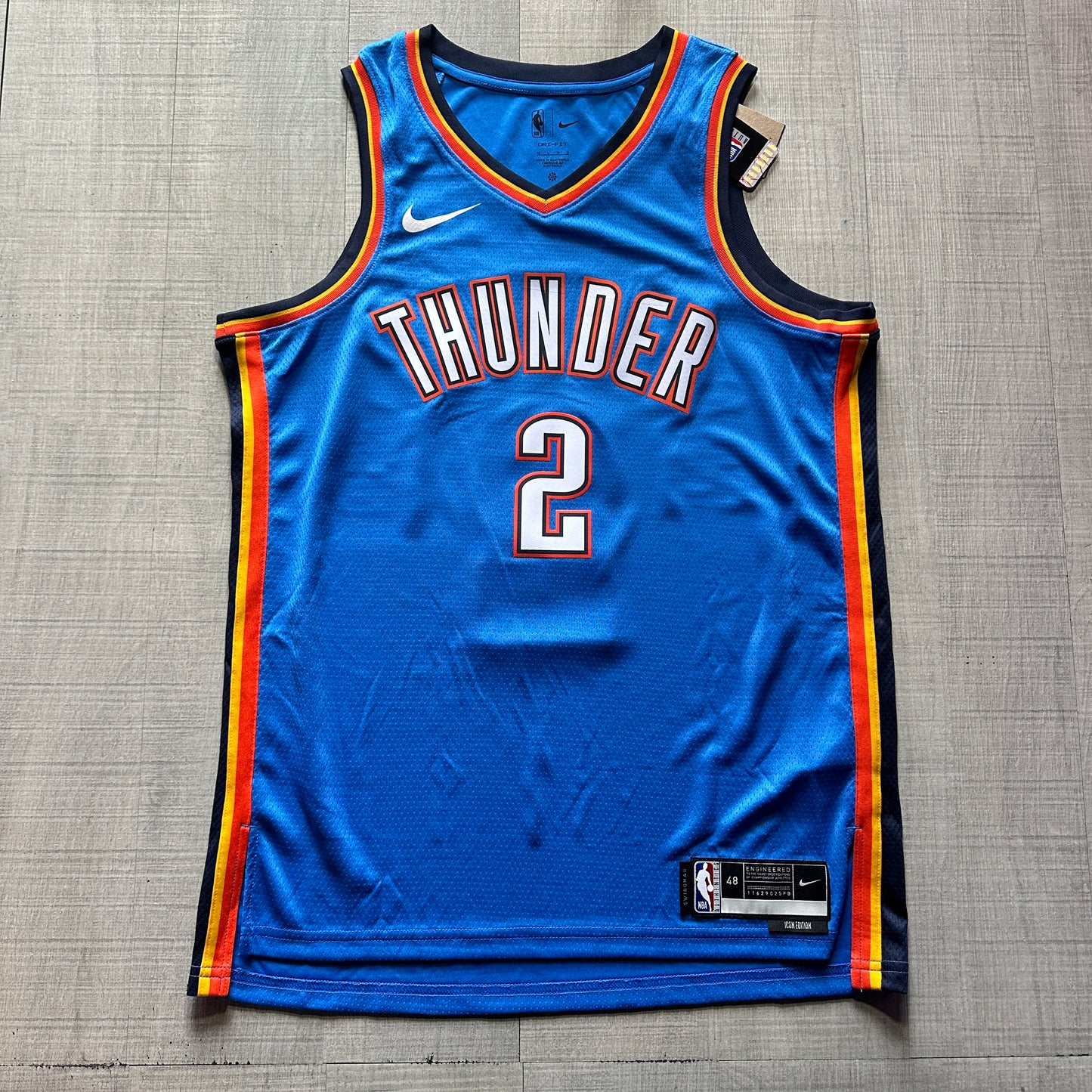 Shai Gilgeous-Alexander Oklahoma City Thunder Icon Edition Nike Jersey