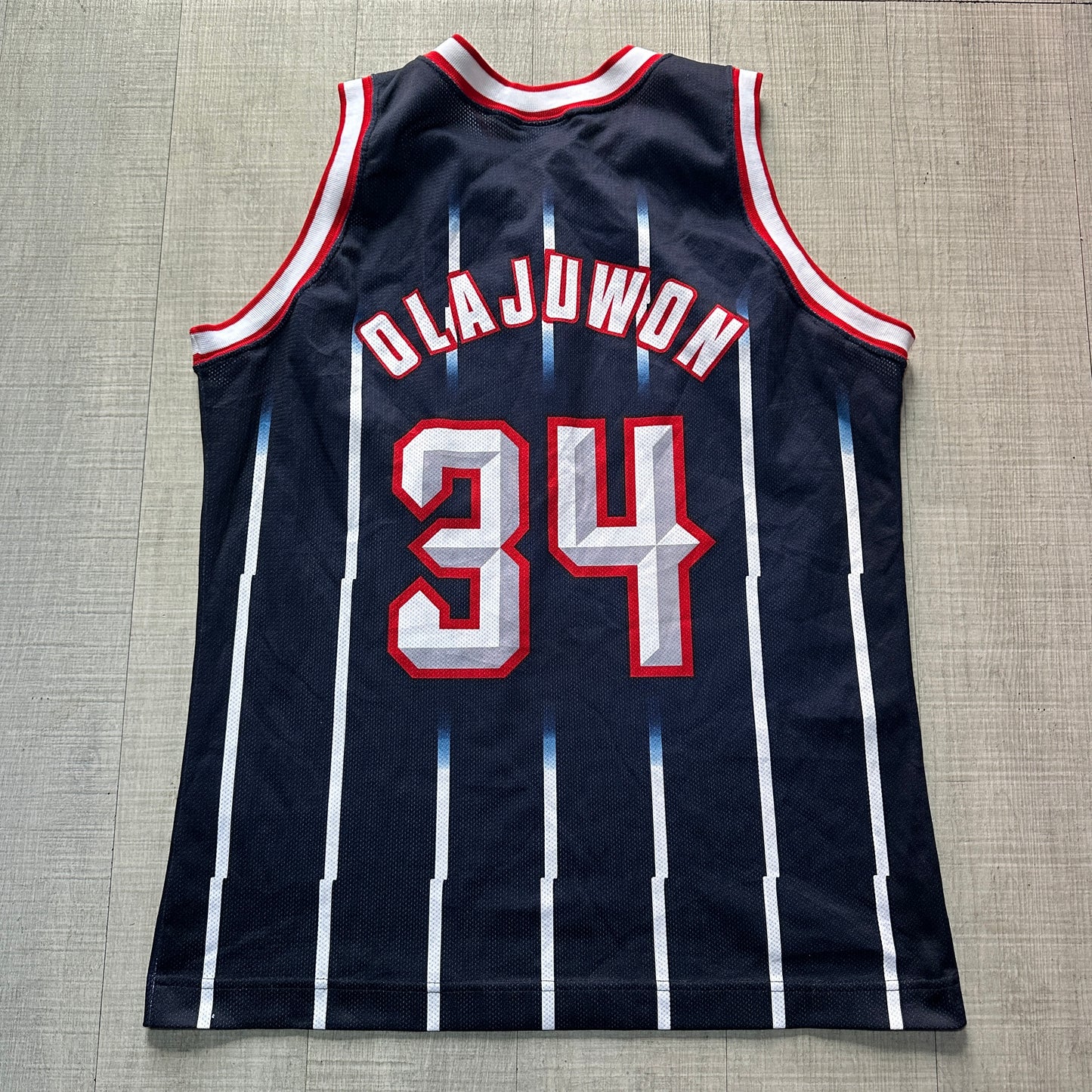 Hakeem Olajuwon Houston Rockets Champion Jersey