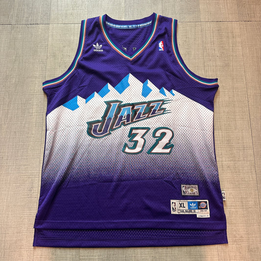 Karl Malone Utah Jazz Adidas Soul Swingman Jersey