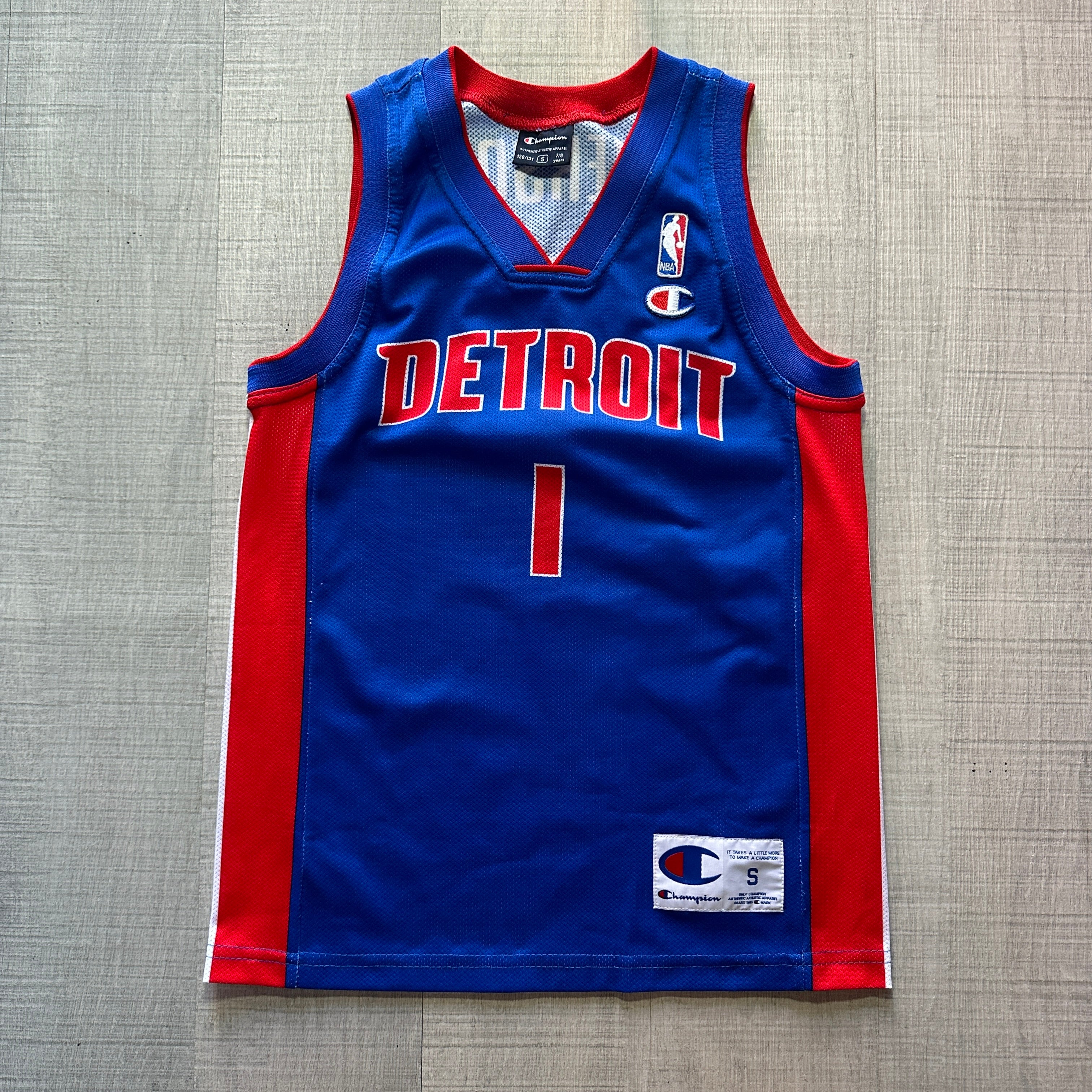 Allen Iverson Detroit Pistons Champion Kids Jersey Hoopin N Lootin