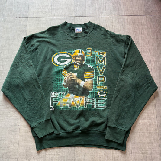 Brett Favre Green Bay Packers MVP NFL Pro Player Sweat